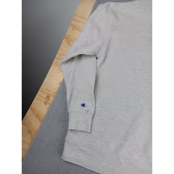 Vintage Champion Authentic Sweatshirt Mens L Light Gray Ohio State Patched Prep - Picture 8 of 12